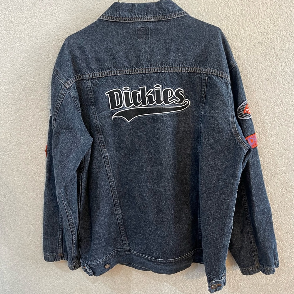 Dickies 1922  Men's Denim Jacket with Sewn Patches